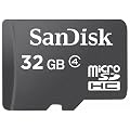 SanDisk microSDHC 32GB �N���X4 �o���N�i�@�T���f�B�X�N Class4