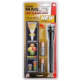 MAG-LITE(�}�O���C�g) �~�j�}�O 3W LED �P3�~2�{ �u���b�N SP2201H