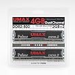 UMAX DDR2-800(2GB*2) Dual Set  DDR2-800 2���g �f�X�N�g�b�v�p 240pin U-DIMM Pulsar DCDDR2-4GB-800