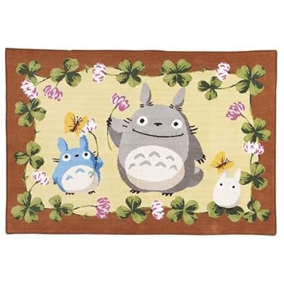 となりのトトロ ハナアソビトトロ 花遊び シェニールブランケット|ひざ掛け_ハーフケット|箱なし