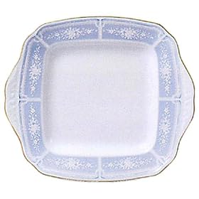 Noritake �t�@�C���|�[�Z���� ���[�X�E�b�h�S�[���h �u���[ 28.5cm�X�N�G�A�v���[�g T9547A/1507