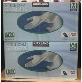 KIRKLAND �J�[�N�����h KS Nitrile Gloves ��g������� M�T�C�Y 150�� 2���Z�b�g