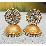 Golden stud jhumka