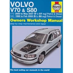 Volvo V70 and S80 Petrol and Diesel Service and Repair Manual: 1998 to 2007 (Haynes Service and Repair Manuals)
