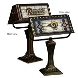  St. Louis Rams Memory Company Team Art Glass Banker's Lamp NFL Football Fan Shop Sports Team Merchandise