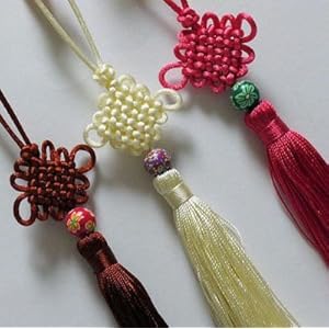 【クリックでお店のこの商品のページへ】タッセル (3色セット) つるし飾り 素材 中国雑貨多幸屋 西安民俗工芸 チャイナ房飾り シノワズリ雑貨小物