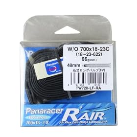 Panaracer(�p�i���[�T�[) R-Air�`���[�u 700X18-23C �����O�o���u 48mm �����o���u TW720-LF-RA