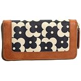 Orla Kiely Flower Shadow Dot Print Big Zip Wallet