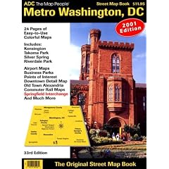 Metro Washington, D.C., Street Map Book (Adc the Map People Washington D.C. Street Map Book)