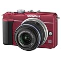 OLYMPUS �}�C�N����� PEN E-PL1s �����Y�L�b�g ���b�h E-PL1s LKIT RED
