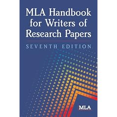 MLA Handbook for Writers of Research Papers