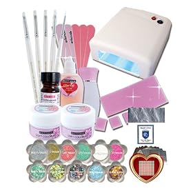 2011 GEL NAIL VOLUME KIT [�W�F���l�C���{�����[���L�b�g]36WUV���C�g�t��+�������t