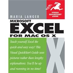Excel X for Mac OS X: Visual QuickStart Guide