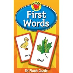 First Words (Brighter Child Flash Cards)
