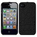 Freshfiber Double Cap Pebble for iPhone 4S/4 Graphite Black