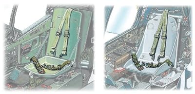  1/72 ナノ・アヴィエーションシリーズ WWII 米軍機用シートベルト NA4