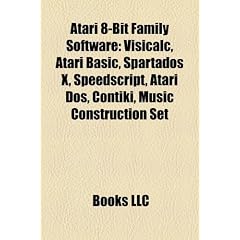 Atari 8-Bit Family Software: Visicalc, Atari Basic, Spartados X, Speedscript, Atari DOS, Contiki, Music Construction Set