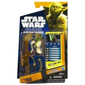 Hasbro �X�^�[�E�E�H�[�Y �T�[�K�E���W�F���Y �x�[�V�b�N�t�B�M���A ���[�_/Star Wars 2010 Saga Lagends Action Figure SL13 Yoda�y���s�A���z