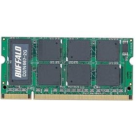BUFFALO �m�[�gPC�p���݃����� PC2-5300(DDR2-667) 2GB MV-D2/N667-2G
