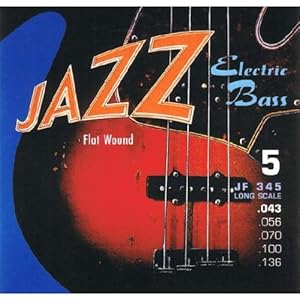 【クリックで詳細表示】Thomastik-Infeld JF345【5弦FLAT弦】JAZZ エレキベース弦セット