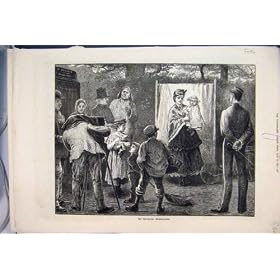 1873 Travelling Photographer Family Victorian Fine Art