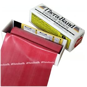 D&M Thera Band �Z���o���h6���[�h 14cm�~5.4m ���b�h�J���[ DA-2