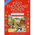 First Thousand Words in English Sticker Book (First Thousand Words Sticker)