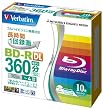 �O�H���w���f�B�A Verbatim BD-R DL 2�w�� (�n�[�h�R�[�g�d�l) 1��^��p 50GB 1-4�{�� 5mm�P�[�X 10���p�b�N ���C�h����Ή� �z���C�g���[�x�� VBR260YP10V1