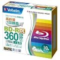 �O�H���w���f�B�A Verbatim BD-R DL 2�w�� (�n�[�h�R�[�g�d�l) 1��^��p 50GB 1-4�{�� 5mm�P�[�X 10���p�b�N ���C�h����Ή� �z���C�g���[�x�� VBR260YP10V1