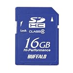 BUFFALO Class6 SDHC対応SDカード16GB MB-RSDC-16GB