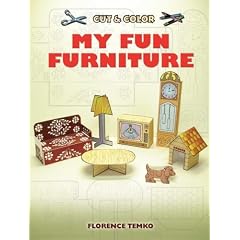 Cut & Color My Fun Furniture (Dover Children's Activity Books)