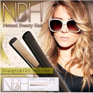 【クリックで詳細表示】NBH ナチュラルビューティーヘア(最大220℃のプロ仕様ヘアアイロン)