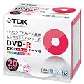 TDK �f�[�^�pDVD-R CPRM�Ή� 4.7GB 16�{���Ή� �z���C�g���C�h�v�����^�u�� 20�� 5mm�X�����P�[�X���� DR47DPWC20S