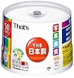 ���z�U�d�� That's DVD-R�f�[�^�p 16�{��4.7GB �ʐ^�掿���C�h�v�����^�u�� �X�s���h���P�[�X50���� DR-47WSY50BN