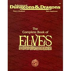 PHBR8 COMP BOOK ELVES (Advanced Dungeons and Dragons)