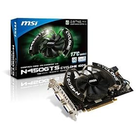 MSI �O���t�B�b�N�{�[�h for NVIDIA N450GTS Cyclone 1G OC/D5