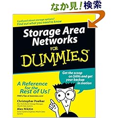 【クリックでお店のこの商品のページへ】Storage Area Networks For Dummies