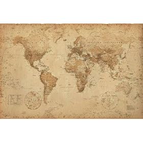 �|�X�^�[ ���E�n�}/�A���e�B�[�N GN-0430