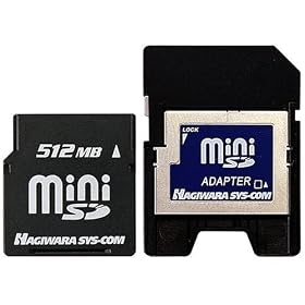 �n�M�����V�X�R�� HNT-MN512TA miniSD�J�[�h T�V���[�Y �A�_�v�^�[�t