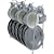 VICEVERSA �G�X�v���b�\�J�b�v 6pcs�Z�b�g SV  3046