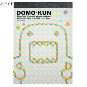 【クリックで詳細表示】どーもくん◎メモ帳☆NHKキャラクターグッズ(文房具)通販☆【ホワイト】