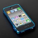 CAZE ThinEdge Clear frame case for iPhone 4/4S Bumper Blue 【世界最薄クリアバンパー】