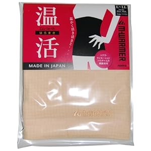 ウエストウォーマー ショート L~LL ベージュ