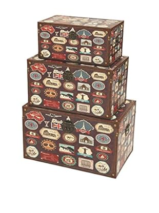 Galileo Casa Truhe 3er Set 2404065 mehrfarbig