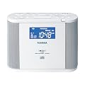 TOSHIBA CD���W�I(�N���b�N�t) CUTEBEAT �z���C�g TY-CDR7(W)