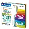 �O�H���w���f�B�A Verbatim BD-R DL 2�w�� (�n�[�h�R�[�g�d�l) 1��^��p 50GB 1-4�{�� 5mm�P�[�X 5���p�b�N ���C�h����Ή� �z���C�g���[�x�� VBR260YP5V1