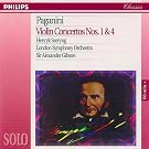 Paganini;Violin Concs.1 & 4