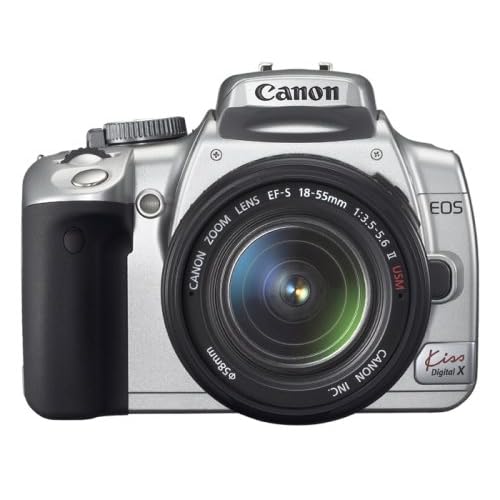 Canon デジタル一眼レフカメラ EOS Kiss デジタル X ダブルズームキット シルバー KISSDXS-WKIT