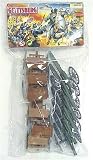  54mm Gettysburg Cannon & Limber Wagon Set (6pc ea.) (Bagged) by BMC