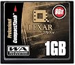 Lexar 1GB �R���p�N�g�t���b�V�� CF1GB-80-380